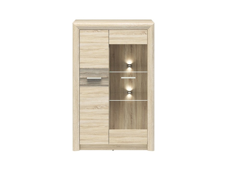 Witryna CASTEL 06/S Sonoma/Truflowy