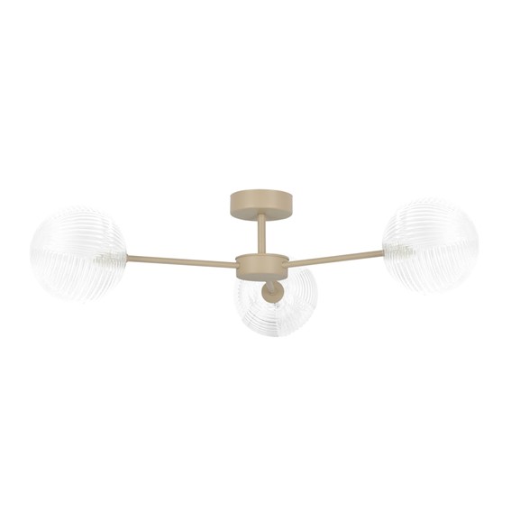 Lampa Sufitowa CASOLI K-5710 Transparentny/Beż