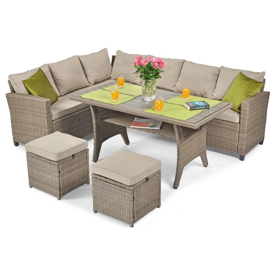 Zestaw Mebli Ogrodowych SZTOKHOLM PLUS Cappuccino