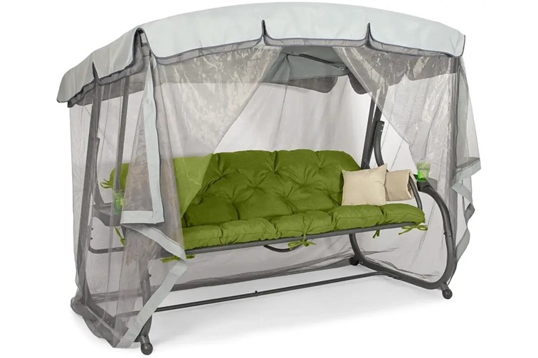 Huśtawka Ogrodowa BALANCE Szary/Limonkowy