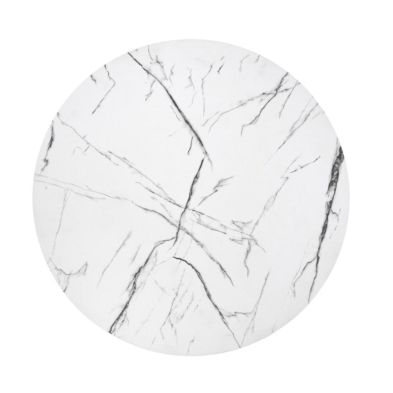 Ława ANTICA M fi55 Biały/Czarny