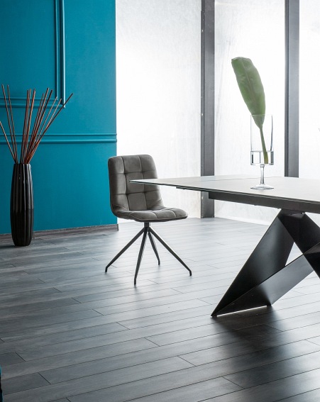 Stół Rozkładany WESTIN I (160-240)x90 Czarny/Czarny