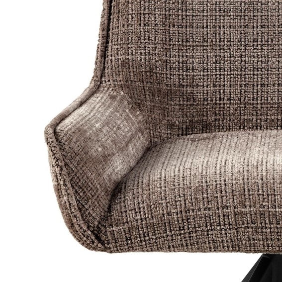 Krzesło Obrotowe EDDIE Brązowy