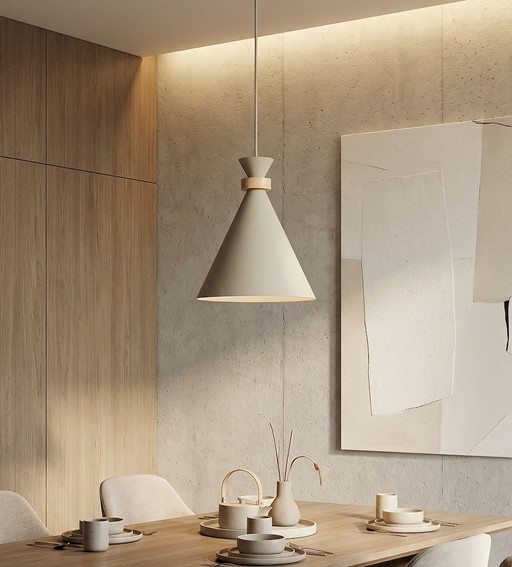 Lampa Wisząca ZERO 1 Beżowy