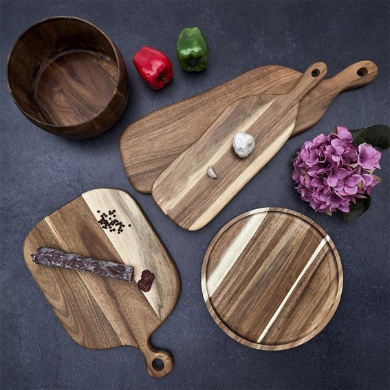 Deska do Krojenia Drewniana 45cm