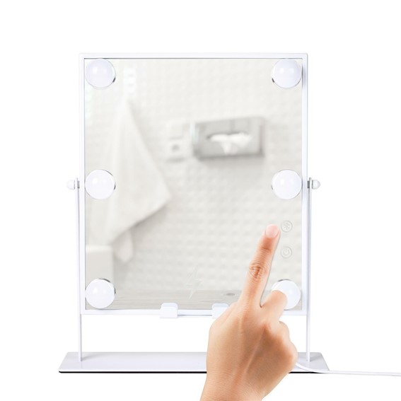 Lustro LED Z GŁOŚNIKIEM I ŁADOWARKĄ