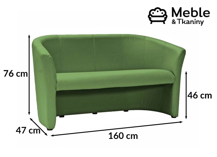 Sofa TM-3 Zielony