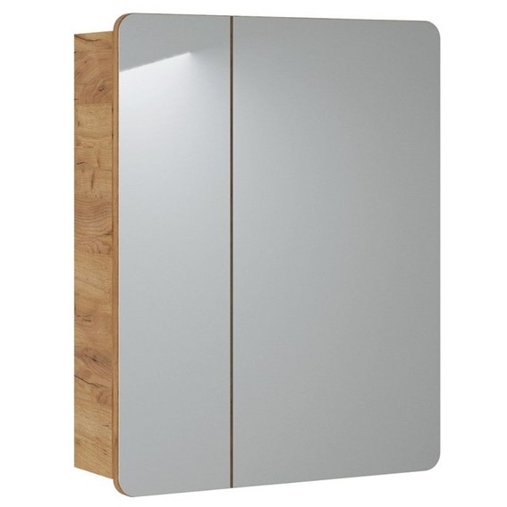 Szafka z Lustrem ARUBA WHITE 841 16x60x75 Biały