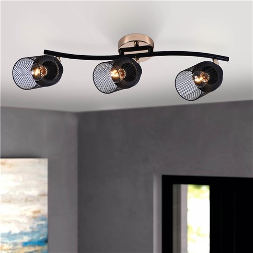 Listwa GISSI 3 Złoty/Czarny