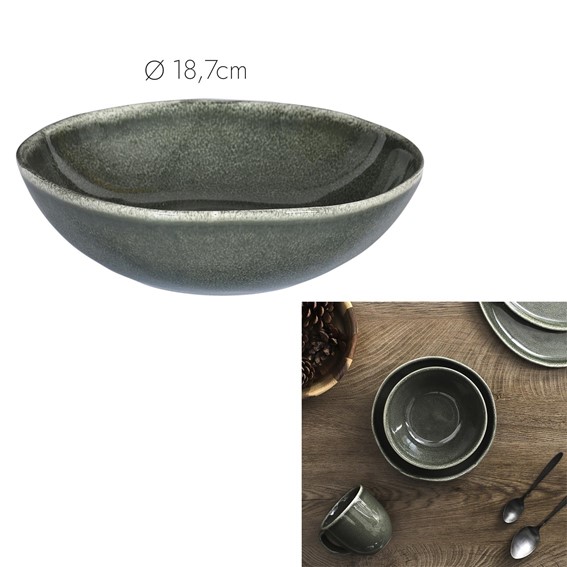 Talerz BLACK FOREST Szary