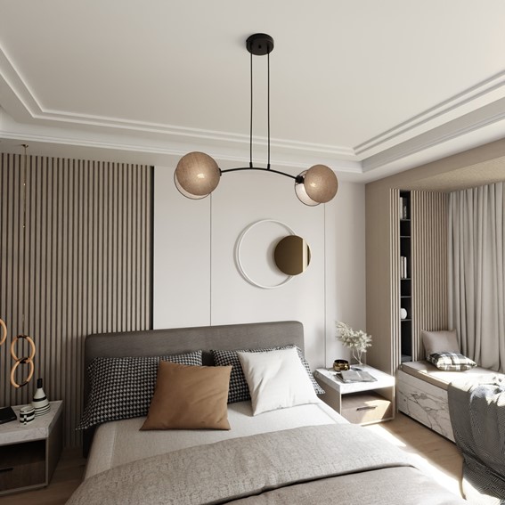 Lampa Wisząca MOTIF 2 Naturalny