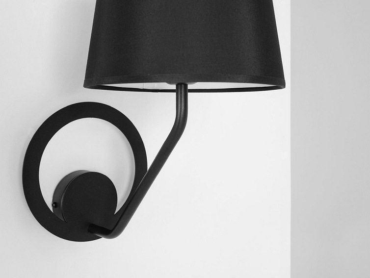 Lampa Ścienna Shade Wall 35x50x25 Czarny