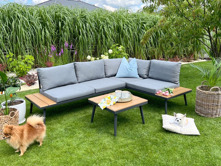 Narożnik Ogrodowy NEVADA Grafitowy