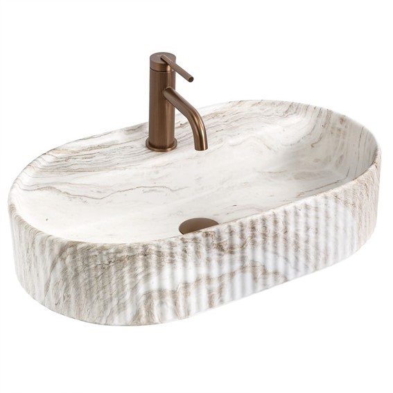 Umywalka Nablatowa MARCELA 60 KALLISTO Beżowy