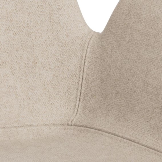 Krzesło BETH Beżowy/Czarny