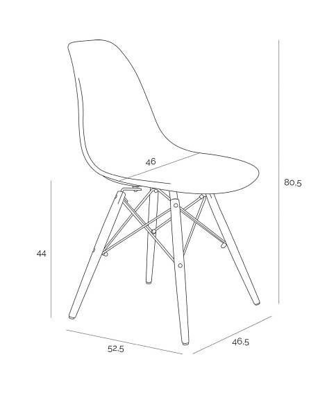 Krzesło Simplet P016W basic białe