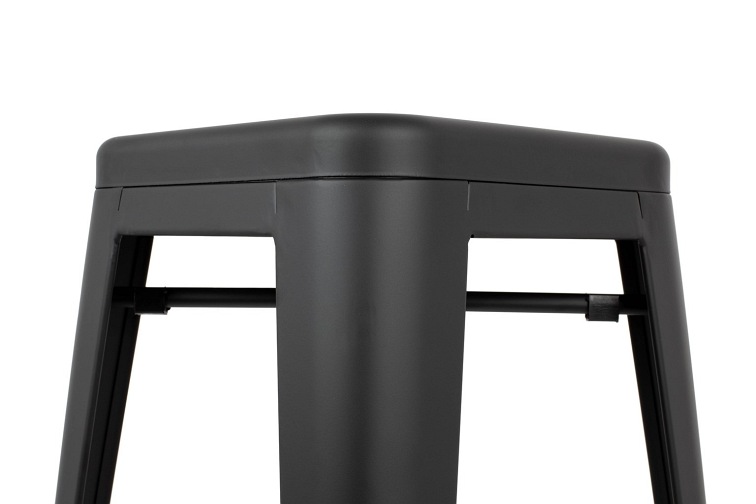 Krzesło Barowe TOWER 76 PARIS Czarny