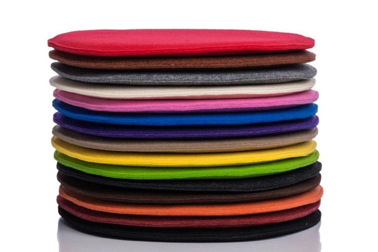 Poduszka na Krzesło Royal 42x44x1 Czerwona