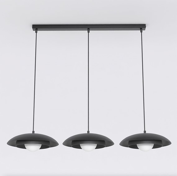 Lampa Wisząca SKIN 3 Czarny