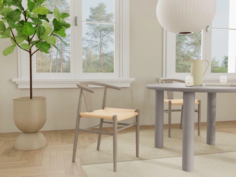 Stół MAGEE fi120 Szary