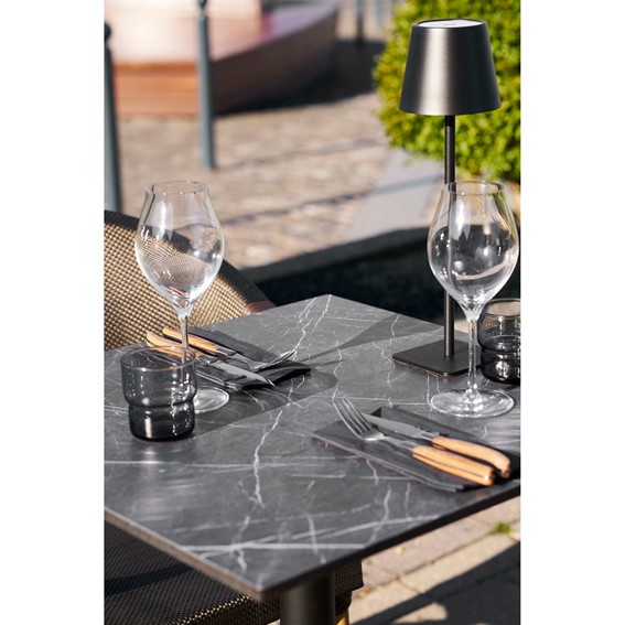 Stół Bistro HOUSE NORDIC 60x60 Szary Marmur