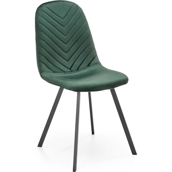 Krzesło K462 Czarny/Ciemny Zielony