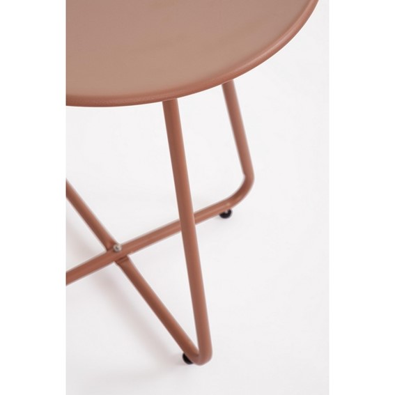 Stolik Ogrodowy JABLE fi45 Czerwony