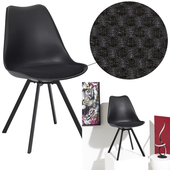 Krzesło ATOM Czarny