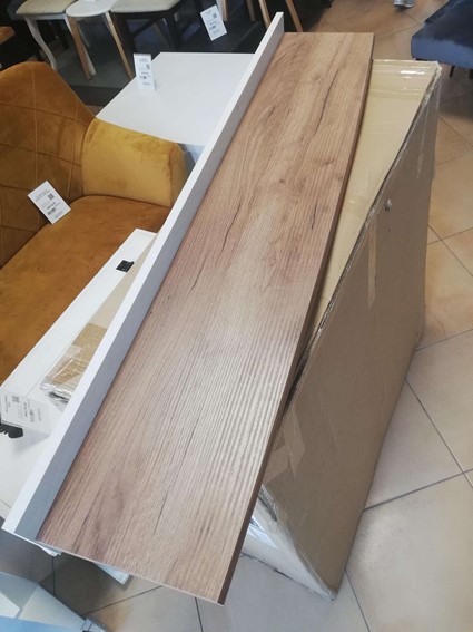 Półka Wisząca MAGIC MA-11 Dąb/Biały