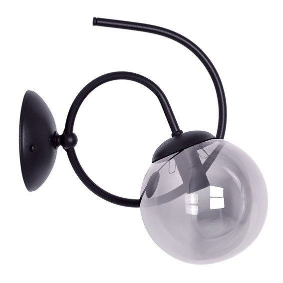 Kinkiet RUBI K-5118 Czarny/Grafitowy