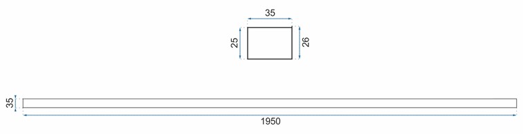 Adapter Poszerzający Do Kabin i Drzwi SOLAR FARGO RAPID 195cm Złoty
