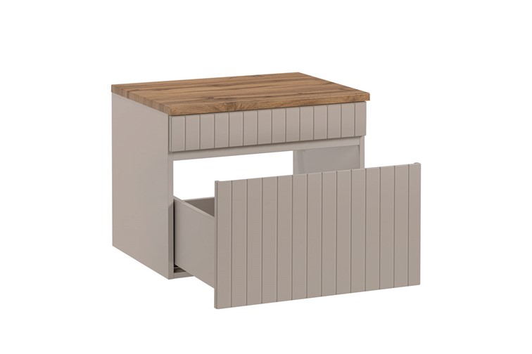 Zestaw Szafka pod Umywalkę z Blatem ICC B 60cm Kaszmirowy