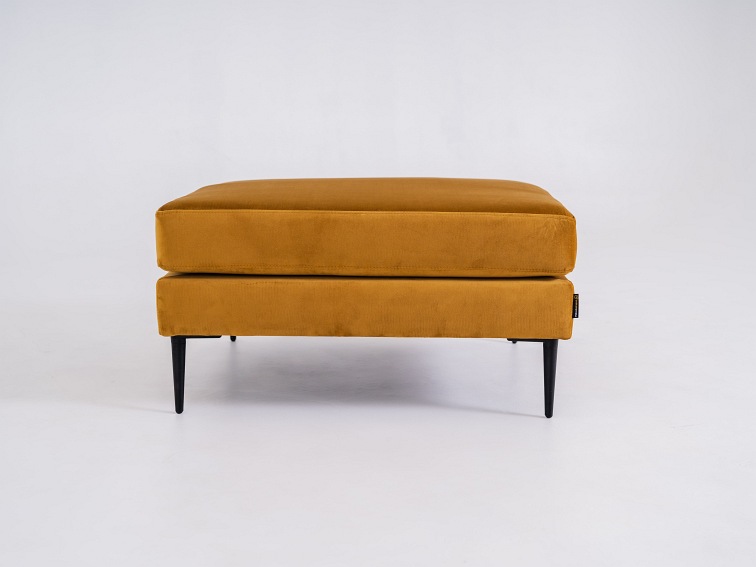 Puf Vergan 84x83x44 Marakuja/Czarny