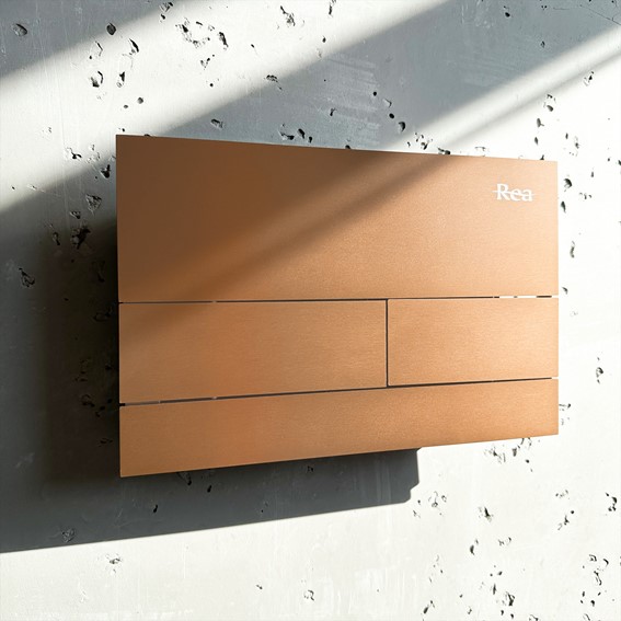 Stelaż Podtynkowy WC K011A-Q z Przyciskiem T Miedź Szczotkowana