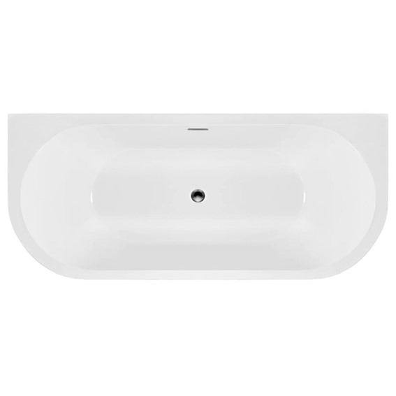 Wanna Przyścienna CAPRI 170 Biały