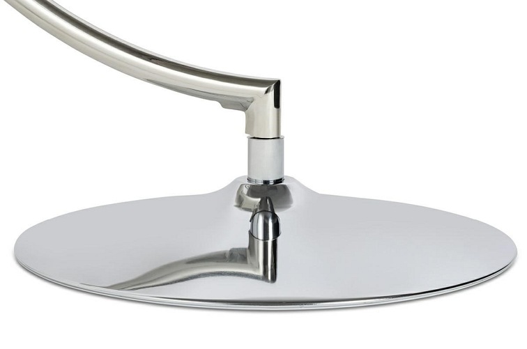 Fotel BUBBLE STAND Srebrny/Transparentny