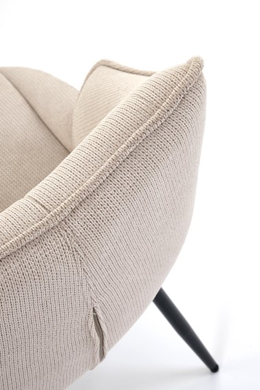 Krzesło K543 Beżowy/Czarny