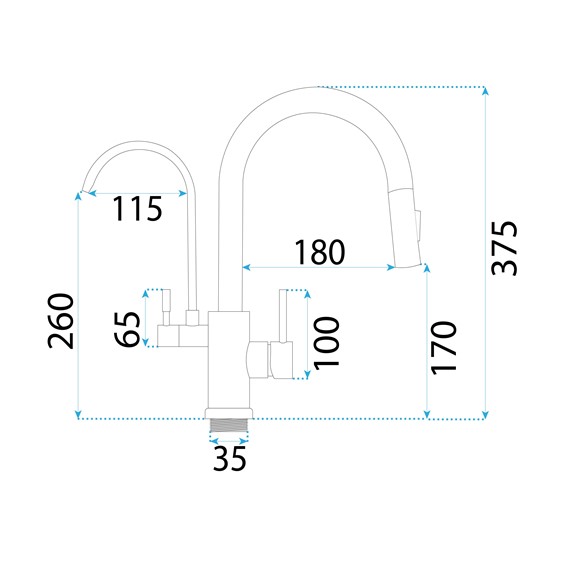 Bateria Kuchenna ECO FRESH Nikiel Szczotkowany