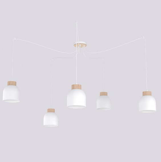 Lampa Wisząca KRU 5 Biały