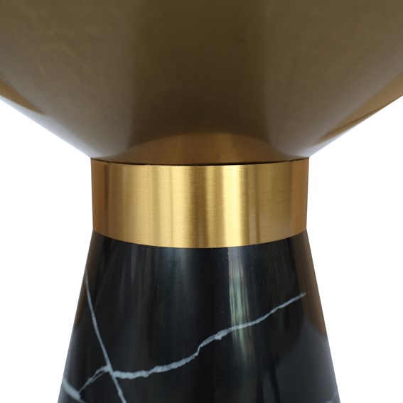 Stolik MODIG M39 fi45 Czarny/Złoty