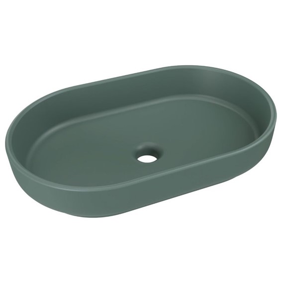 Umywalka Nablatowa RIVER Zielony Mat