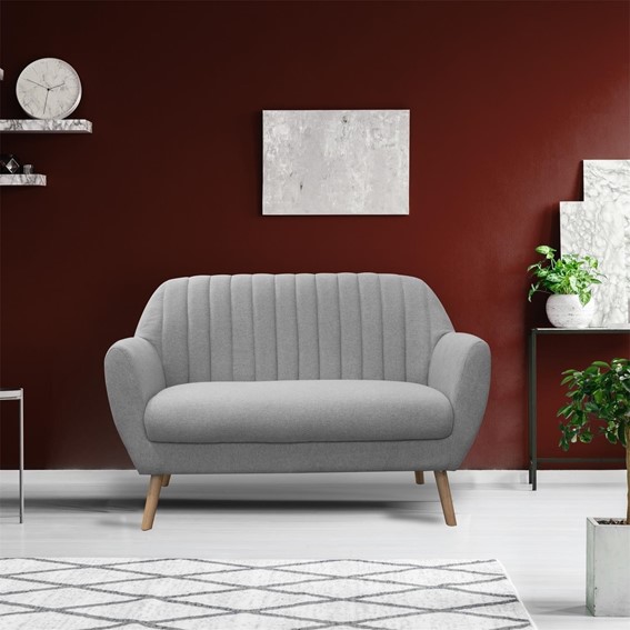 Sofa 2-sobowa BELLA Szary