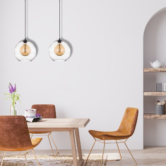 Lampa Wisząca THEA 1L Czarny