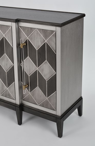 Komoda STILIG ST504 Szary/Brązowy