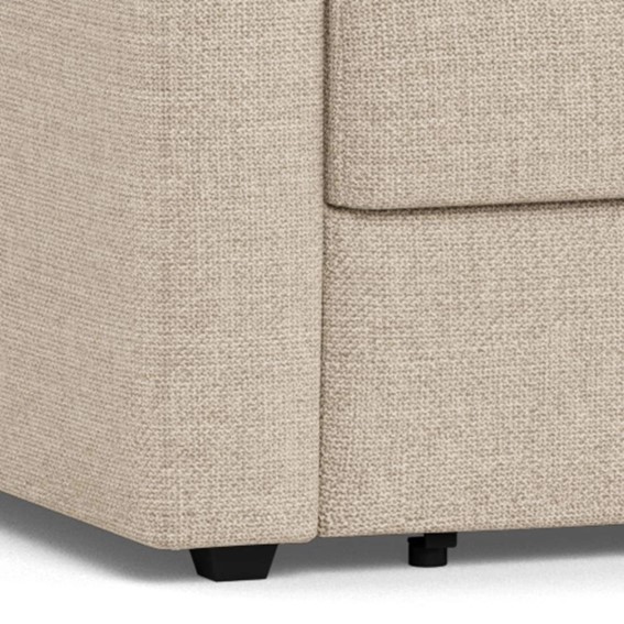 Fotel Rozkładany FLEURY Beżowy