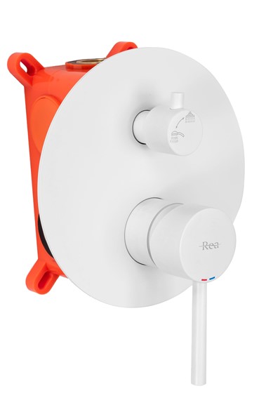 Zestaw Natryskowy Podtynkowy LUNGO + Box Biały