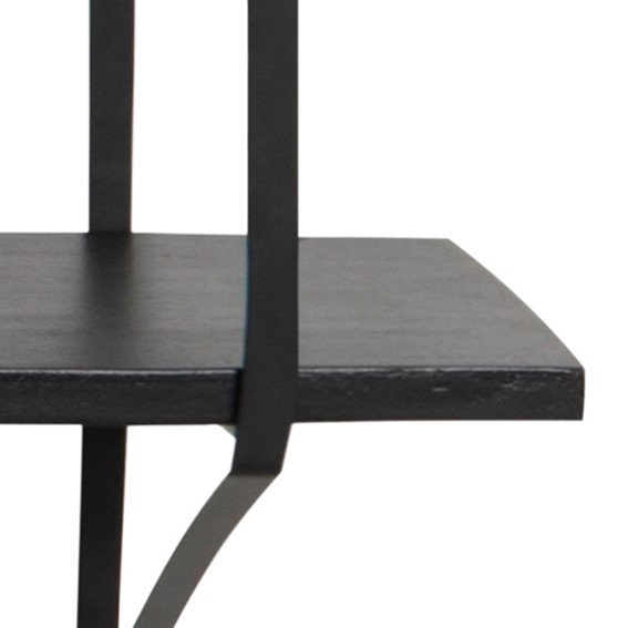 Półka BELFAST 2 Popielaty Czarny