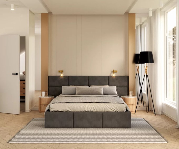 Łóżko Tapicerowane DENVER 140x200