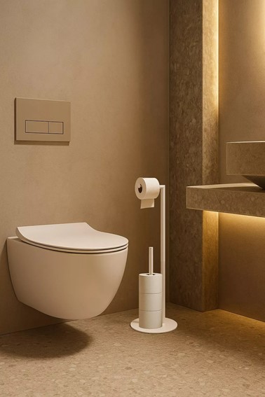 Stojak na Papier Toaletowy KS-59 Biały