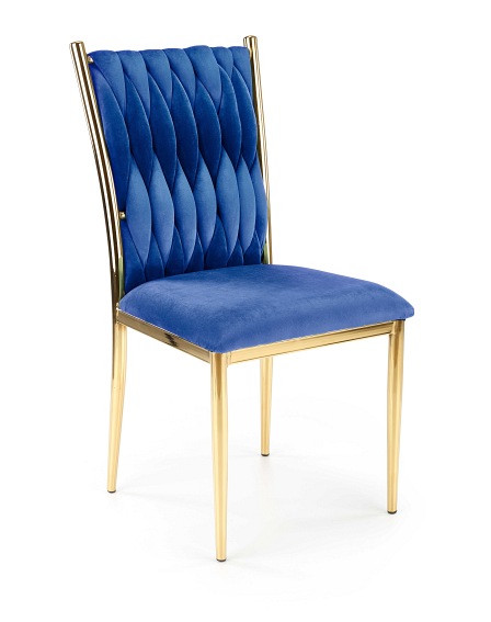 Krzesło K436 Złoty/Granatowy